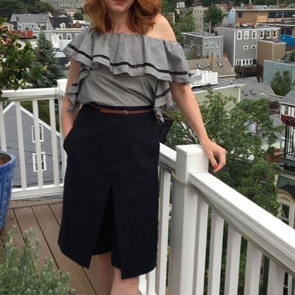 Tibi Black City Stretch Culotte Size: M | US 8 - Picture 8 of 13